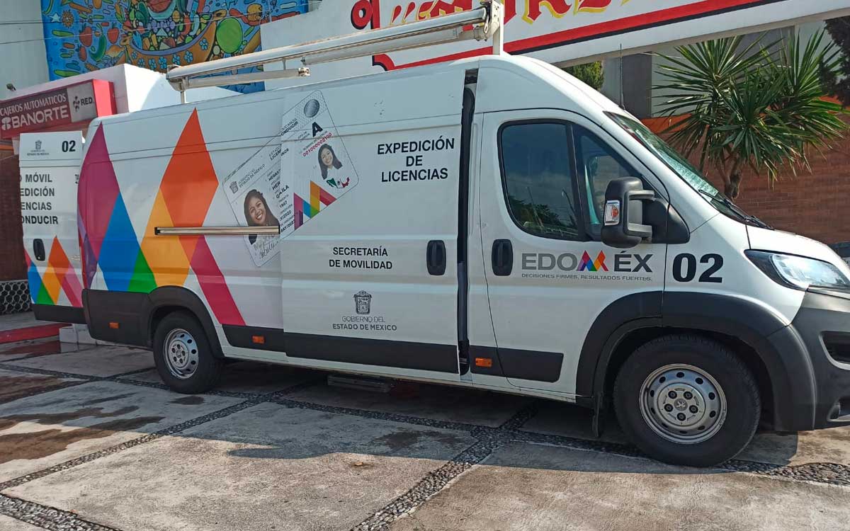 unidad movil de licencia de conducir edomex en toluca