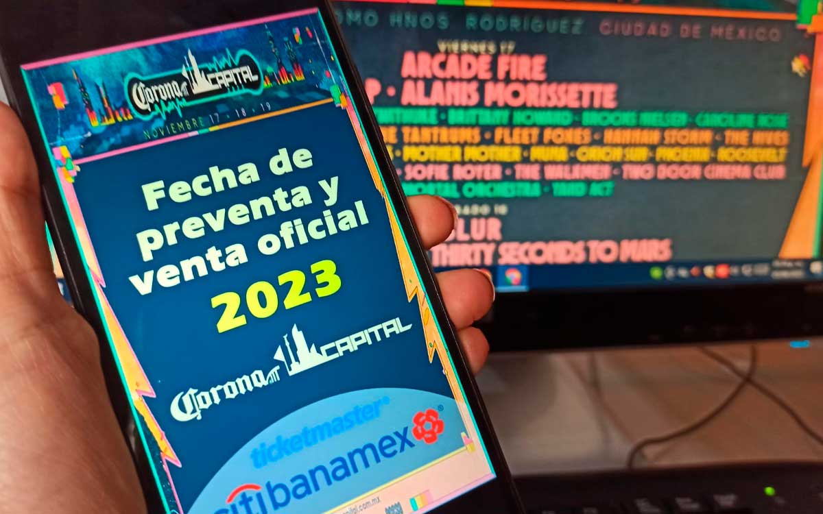 fecha de preventa y venta general de corona capital 2023