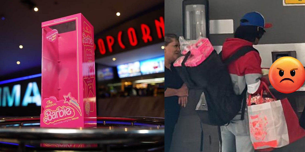 Locura en cines de México por las palomeras y vasos de Barbie