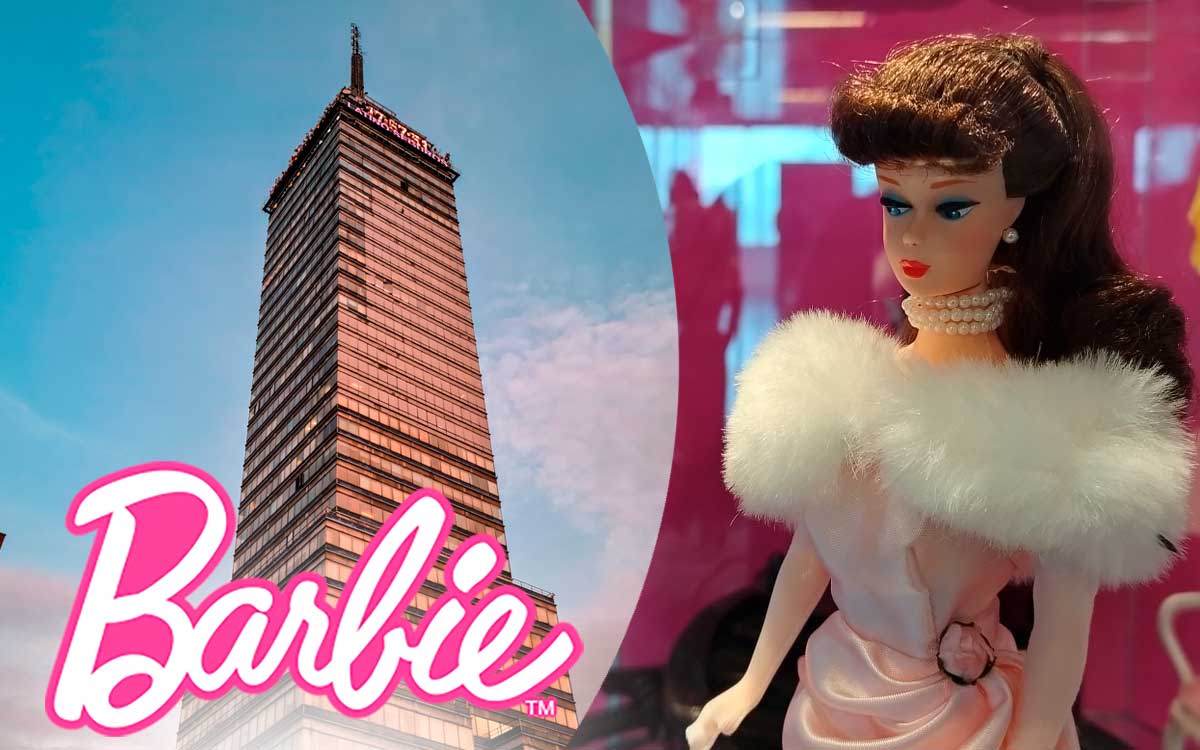 foto de la expo barbie en cdmx de la torre latino