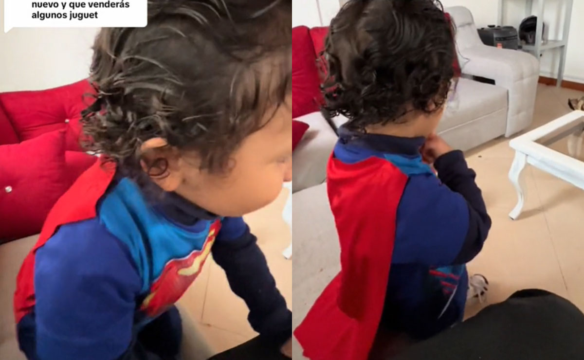 Niño hace travesuras y se vuelve viral en TIkTok