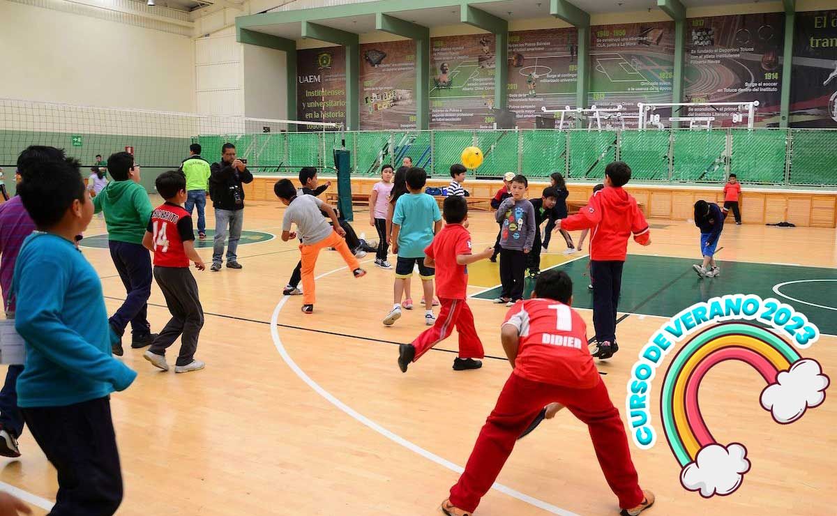 Instalaciones Metepec, curso de verano, niños jugando