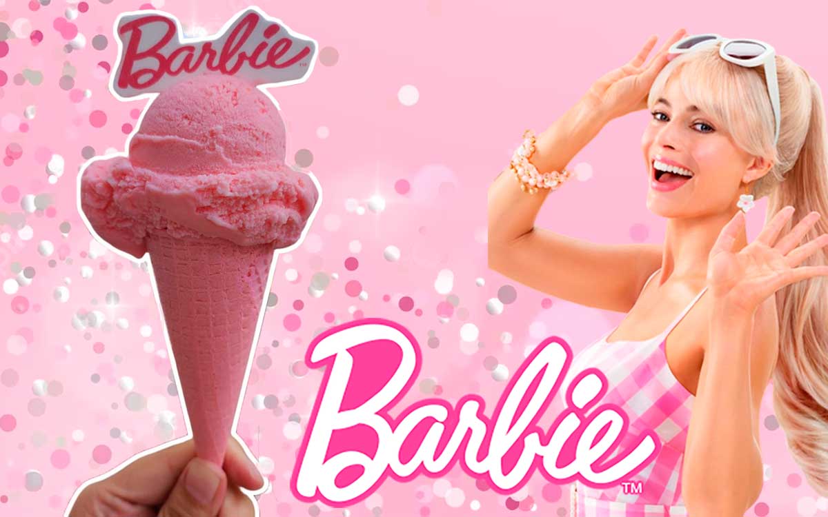 imagen de mundo barbie en toluca con helado rosa