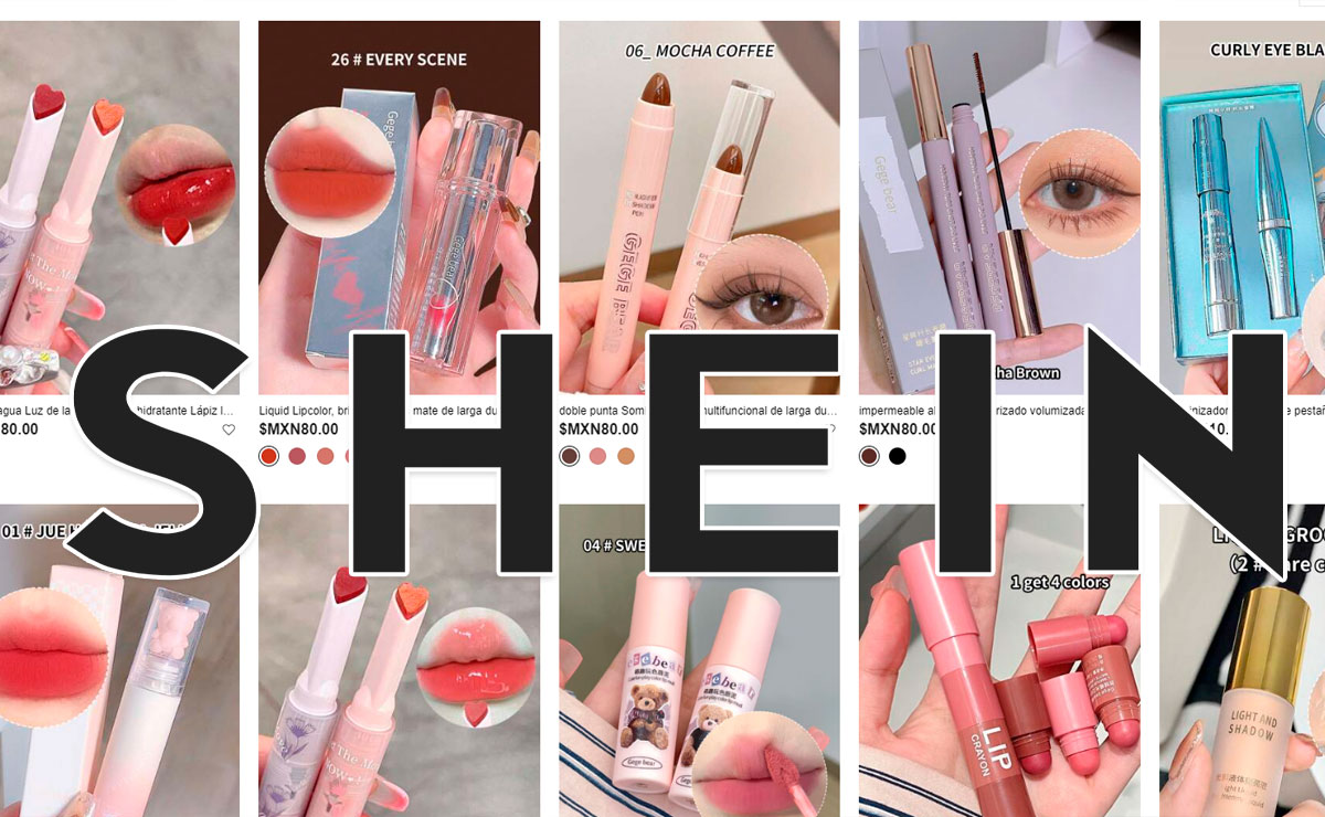 Portada de maquillajes en SHEIN