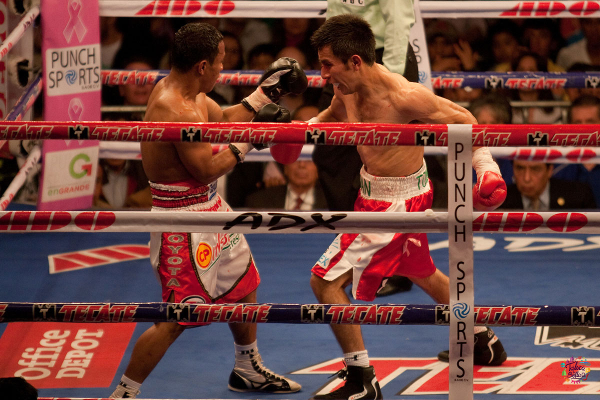 Sábado de box en Metepec