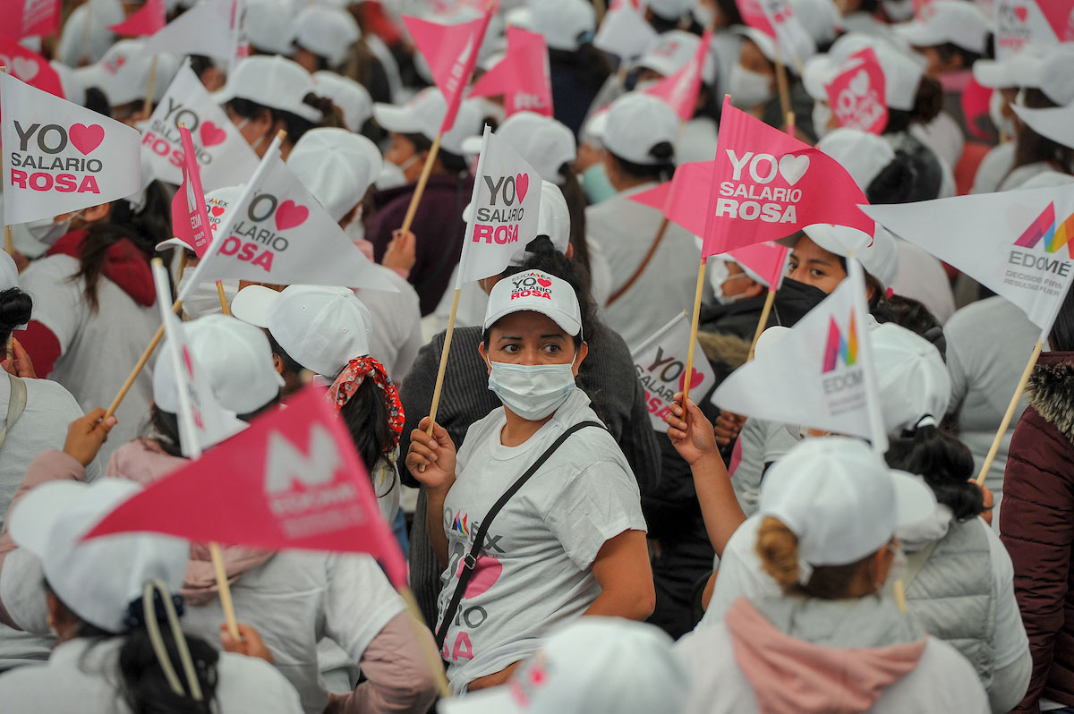 beneficiada del salario rosa 2023 julio