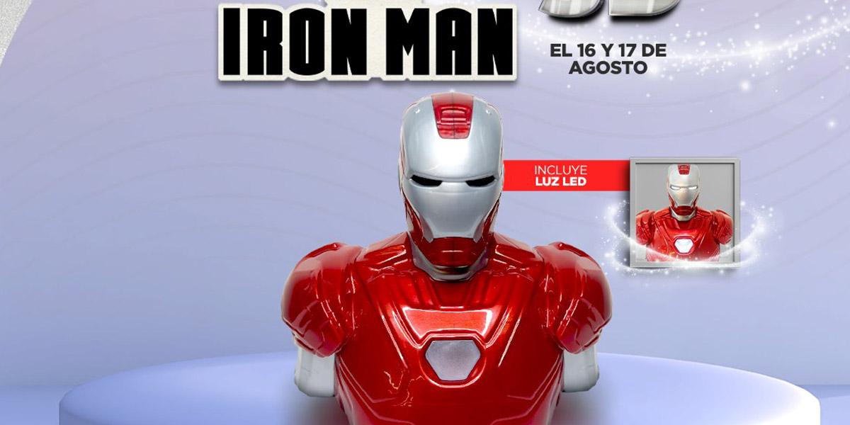 Palomera de Iron Man con luces LED llega a Cinemex