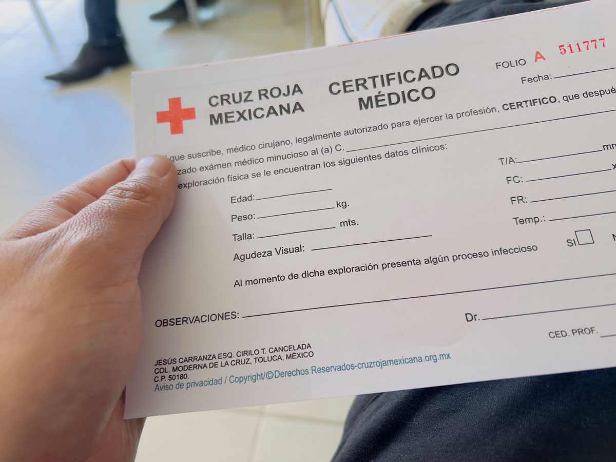 Certificado médico