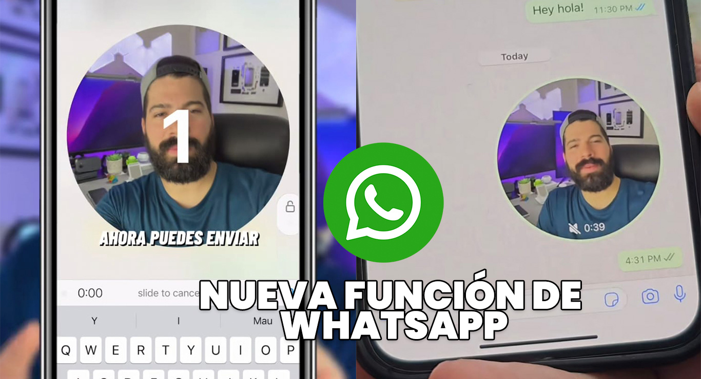 videos circulares be WhatsApp