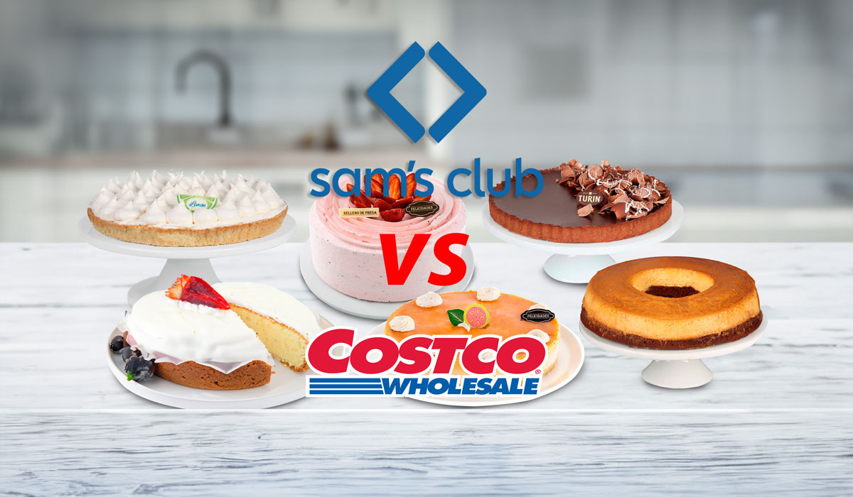 Sam's club vende los pasteles que necesitesen lugar de la promoción de pasteles de COSTCO