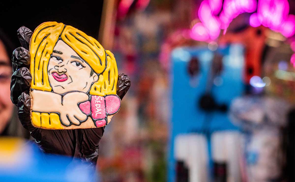 Wendy Guevara galletas en Cereal Gram en Toluca