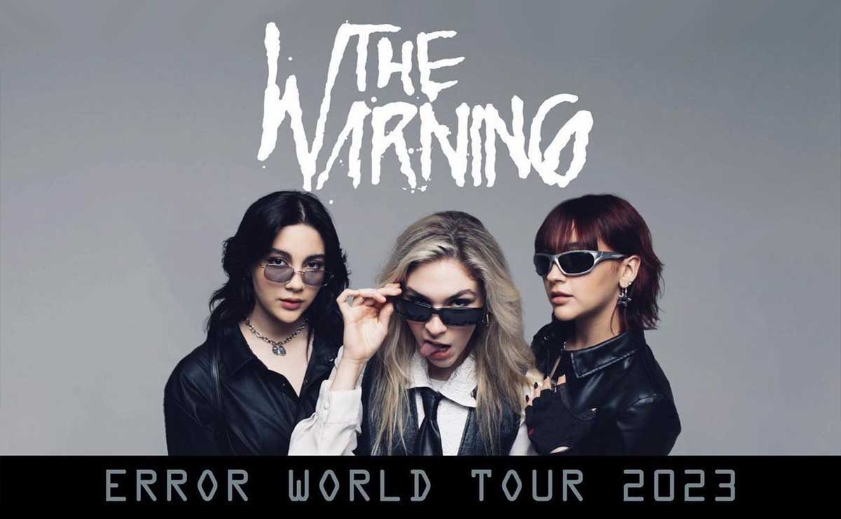 The Warning Error World Tour 2023 poster