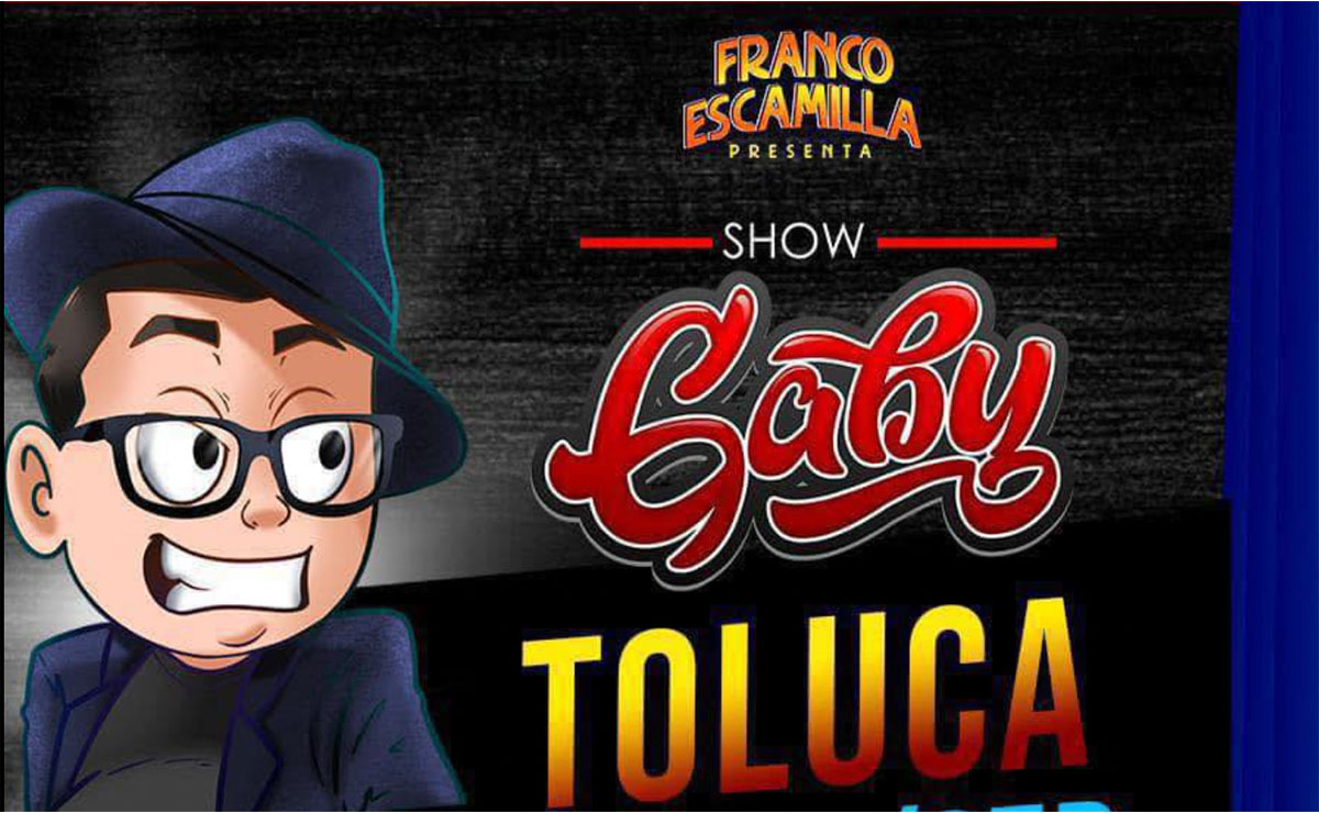 Promocional de Franco Escamilla en el Tearo Morelos.