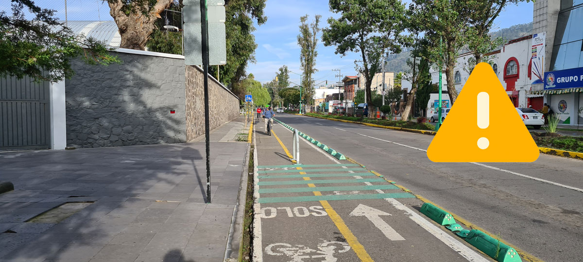 Calles cerradas en Toluca