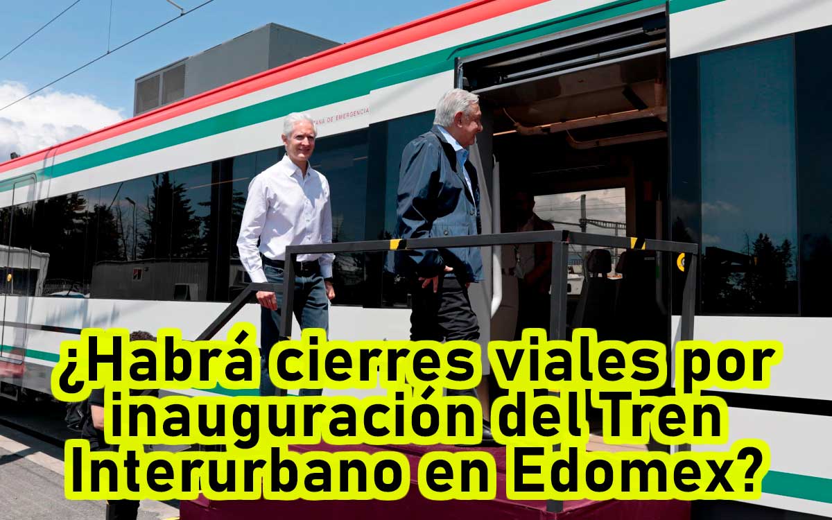 EVENTO DE INAUGURACION TREN INTERURBANO EDOMEX EL 15 DE SEPTIEMBRE DE 2023