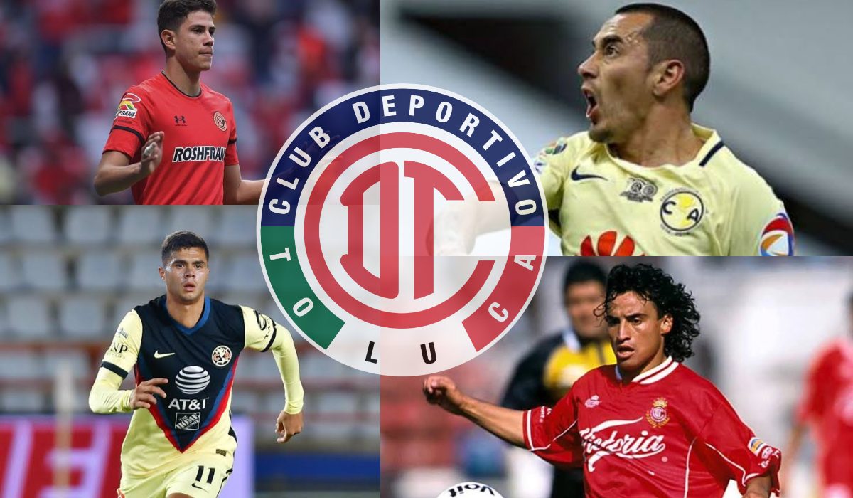 Composición jugadores han vestido la camiseta de Toluca FC y América