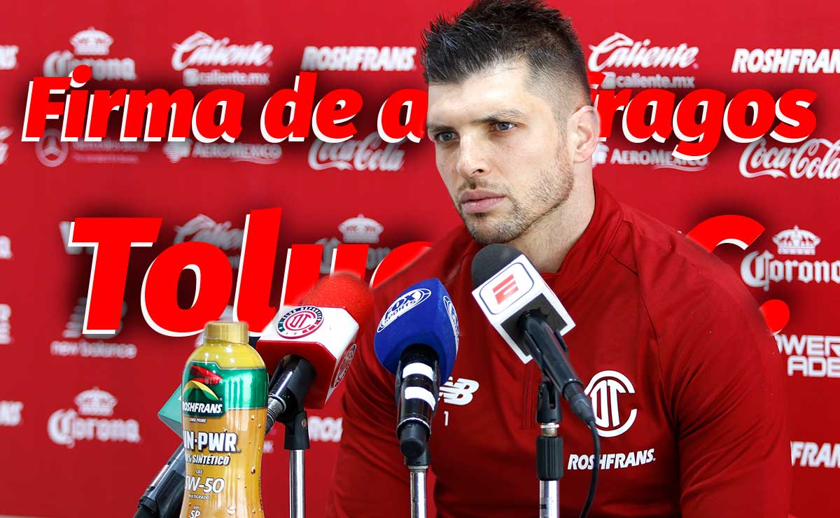 Volpi, portero de Toluca FC en conferencia de prensa