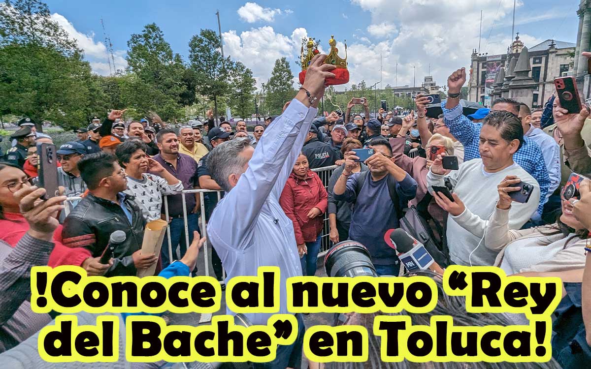 protesta por rey del bache en toluca