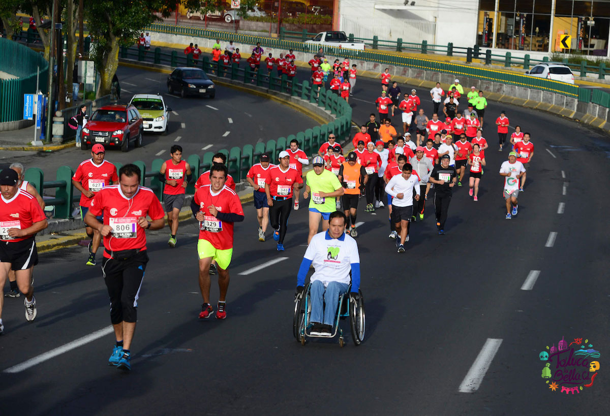 Recorrido de la carrera Cruz Roja Toluca