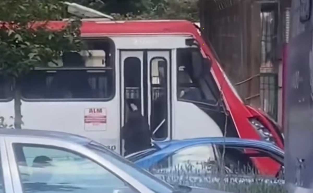 Señora vs camionero en Toluca