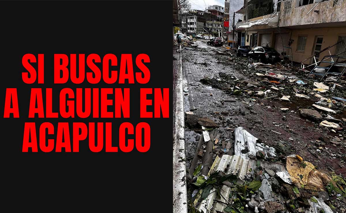 Devastación del huracán otis acapulco