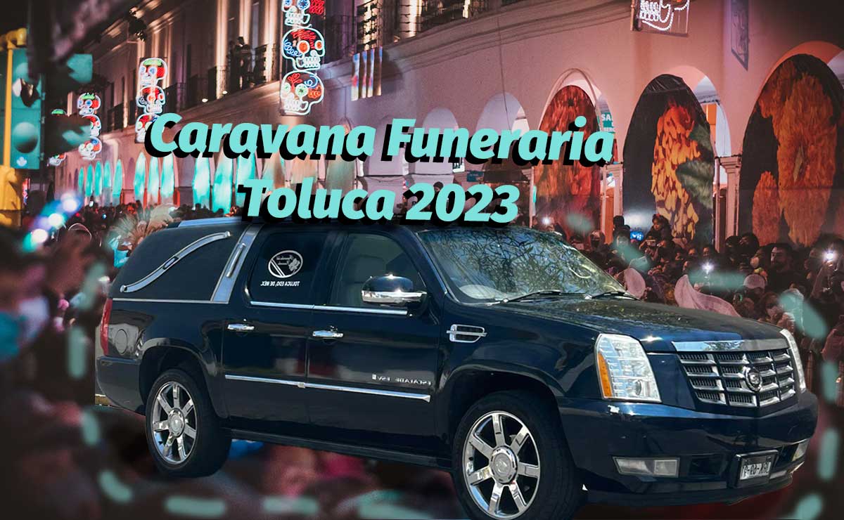 Carroza lista para Caravana Funeraria en Toluca