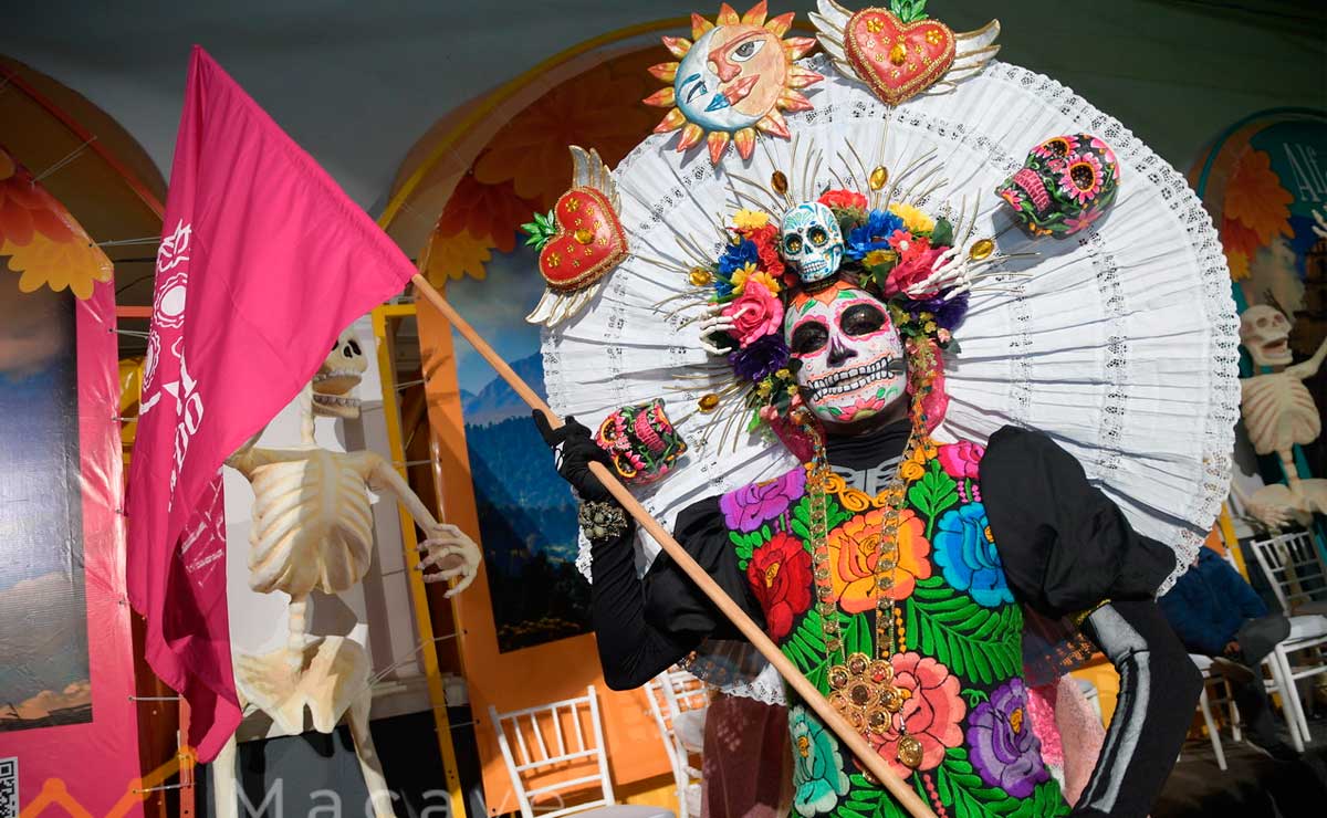 Pabellón de las naciones de la Feria del Alfeñique 2023