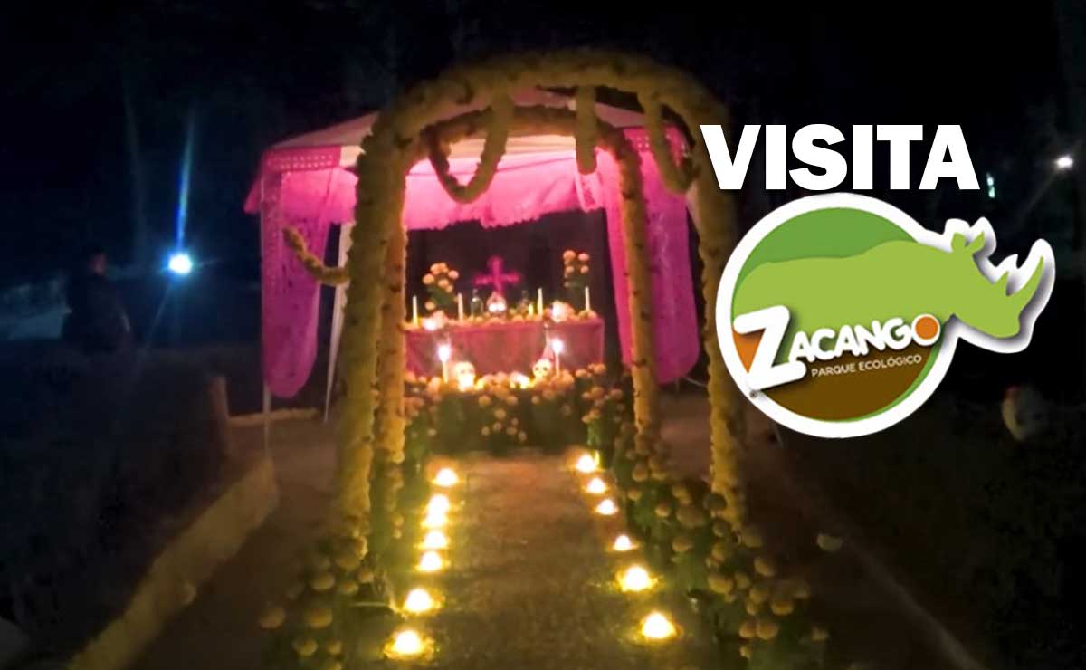 Lánzate de Zoológico de Zacango Día de Muertos