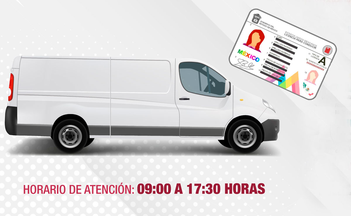 Unidades móviles para tramitar la licencia de conducir en Edomex