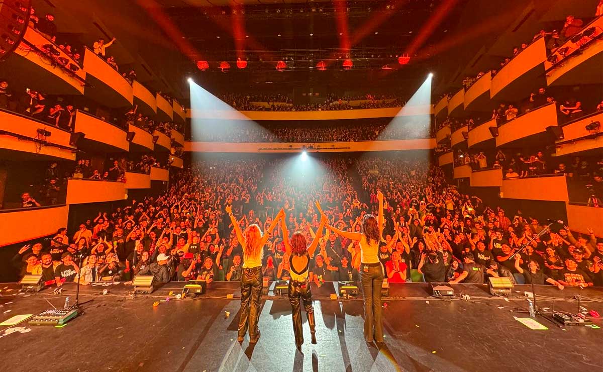 Concierto de The Warning en el Teatro Morelos de toluca