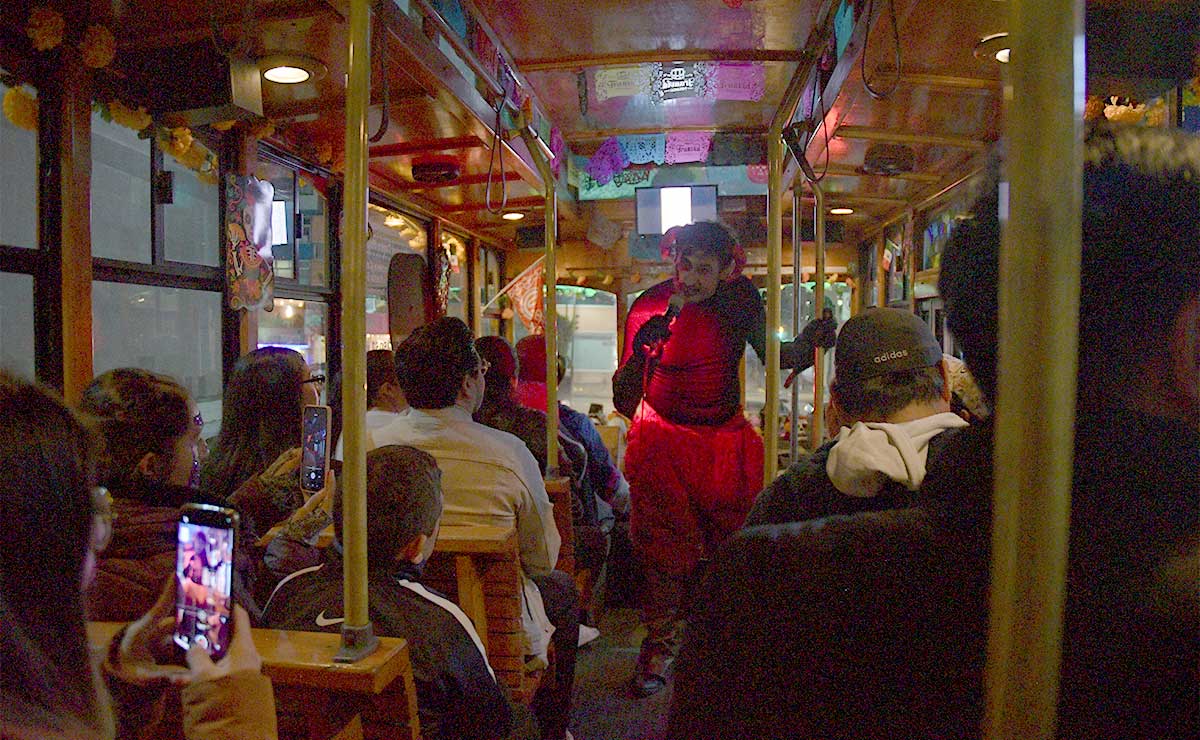 Recorridos nocturnos del tranvía en Toluca