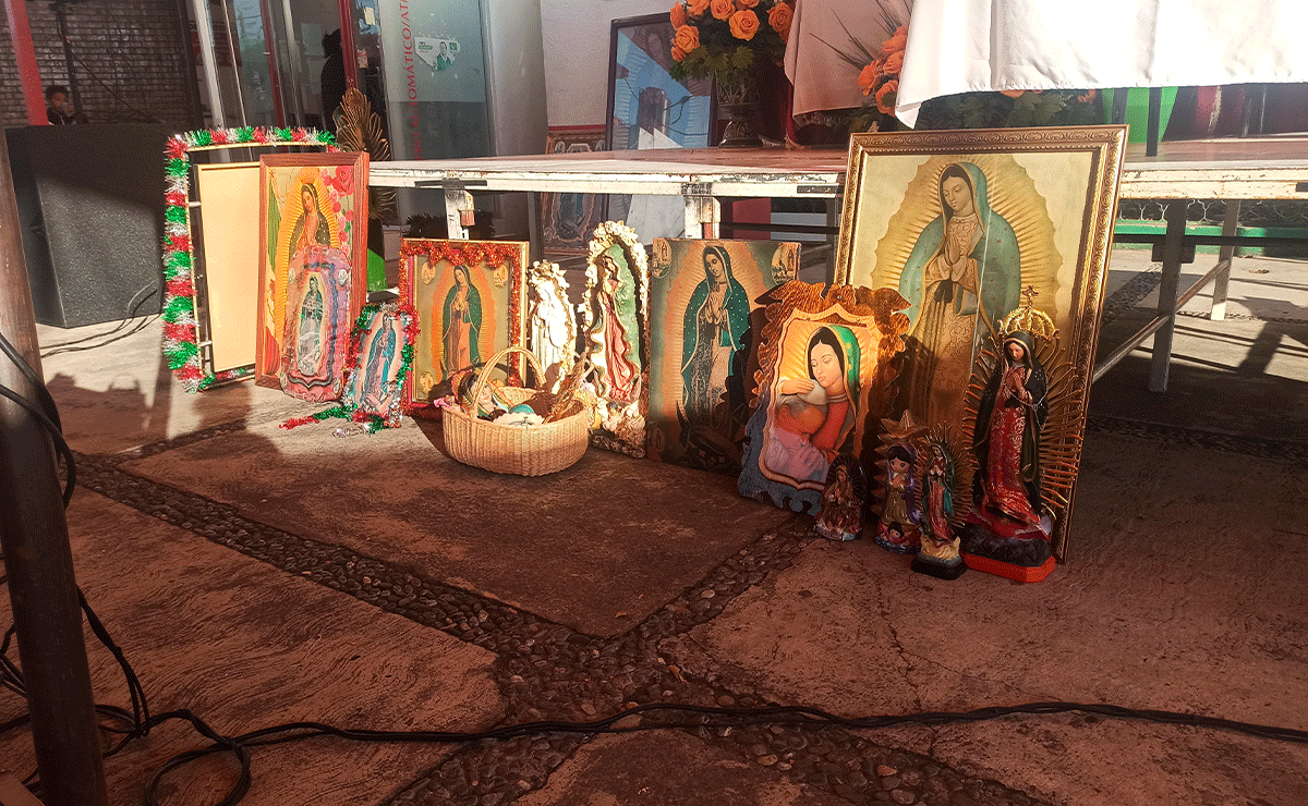 Imagen de la virgen de Guadalupe
