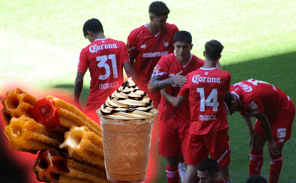 Partido del Toluca FC, churros rellenos y frappé