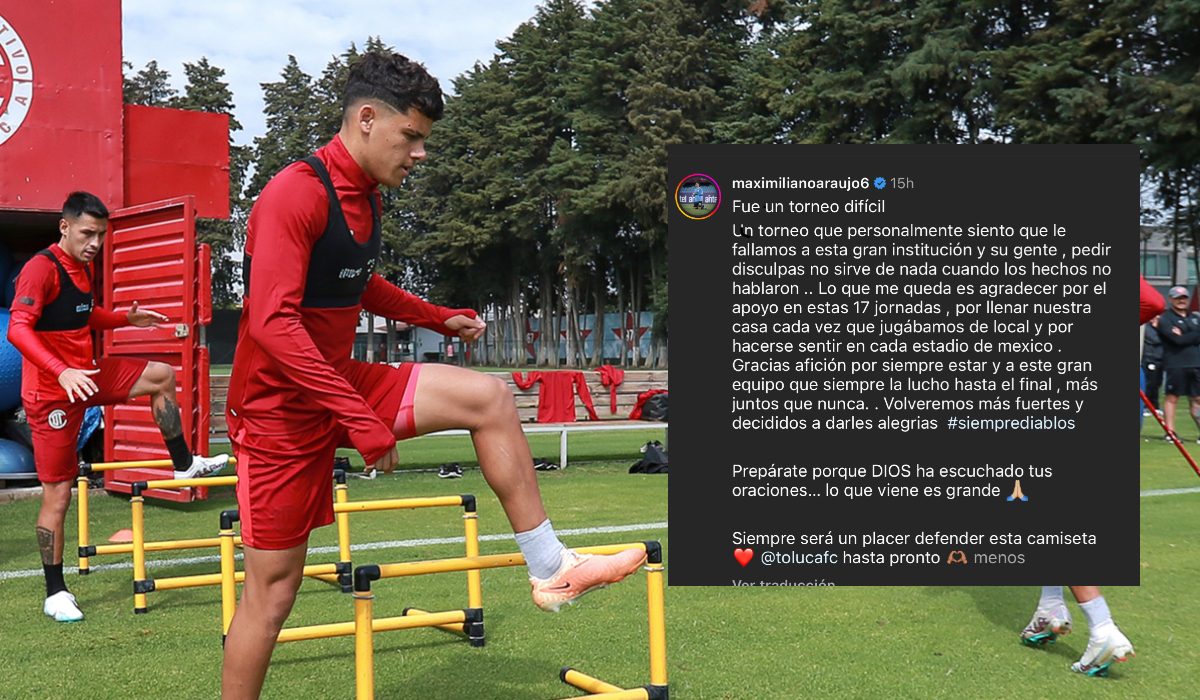 ¿Se va Maxi Araujo? Este fue su mensaje en redes sociales