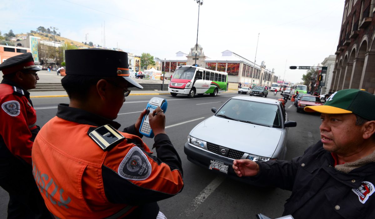 Policias Multas de tránsito EdoMéx 2024
