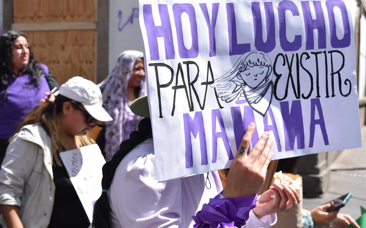 ruta de la marcha 25N en Toluca 2023