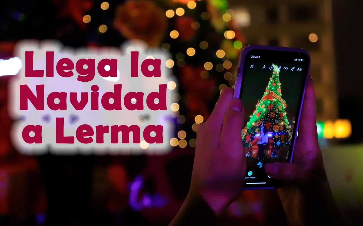 anuncio de eventos de navidad en Lerma