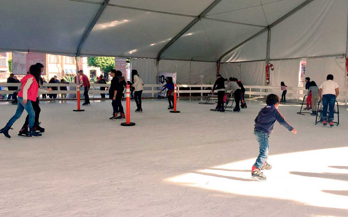 visita la pista de hielo metepec 2023 hasta el 8 de enero 2024