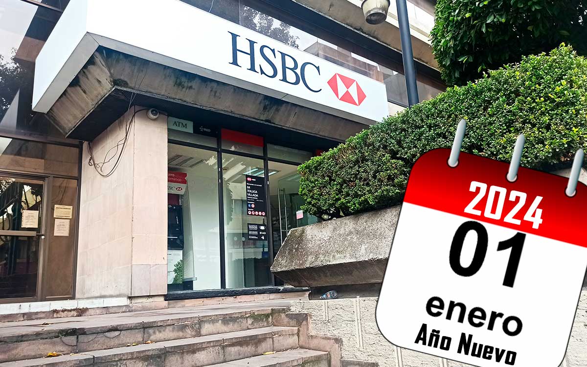 calendario de los bancos de mexico el 1 de enero de 2024