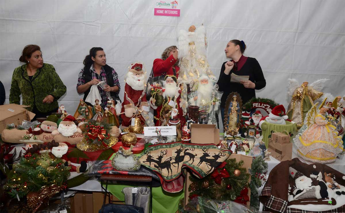 Bazar navideño cerca de Toluca, articulos.