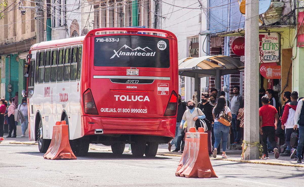 Líneas de autobuses más peligrosos en Toluca 2024, Edoméx, camiones, gente en la ciudad