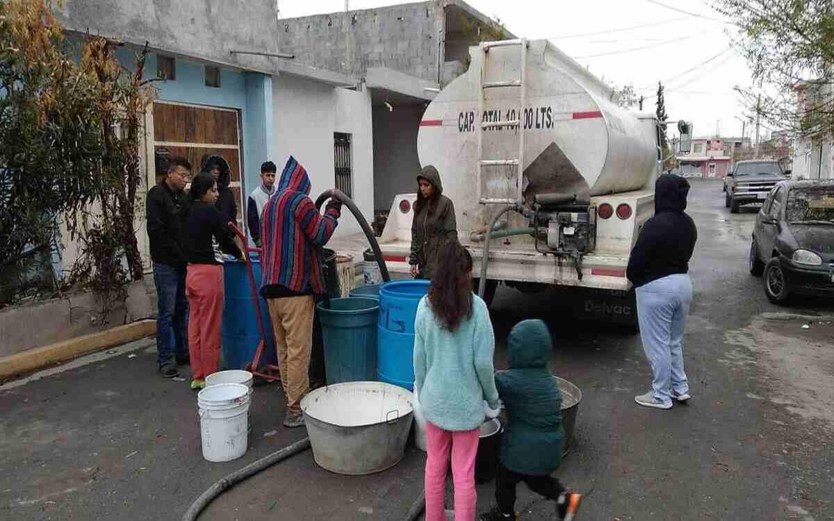 las tandas de pipas de agua GRATIS en Toluca llegan a varias colonias de la ciudad