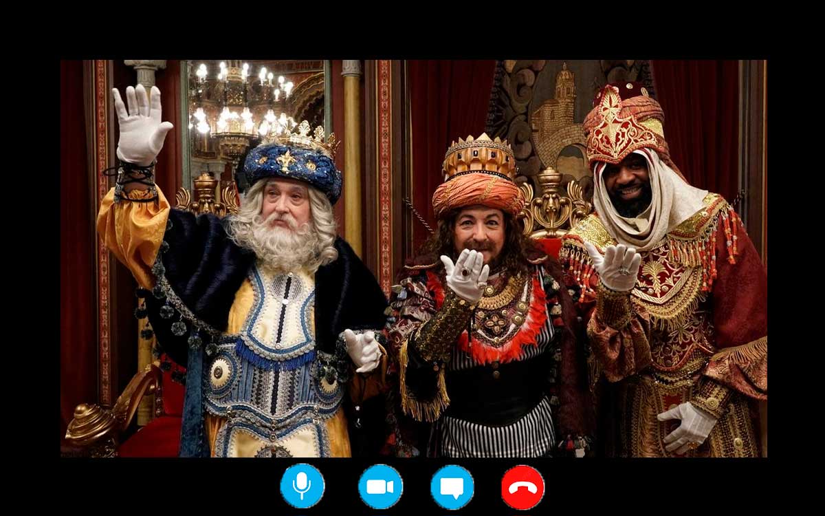 realiza una videollamada con los Reyes Magos 2024 para tus hijos