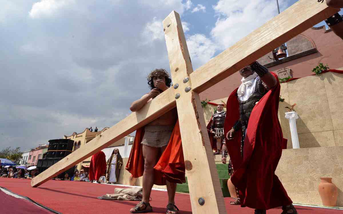 pasion de cristo en semana santa 2024 en mexico
