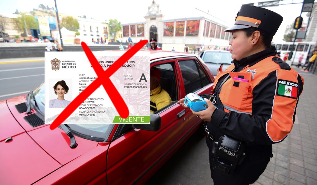 Cuatro motivos por los que te pueden cancelar tu licencia de conducir en el Estado de México 2024