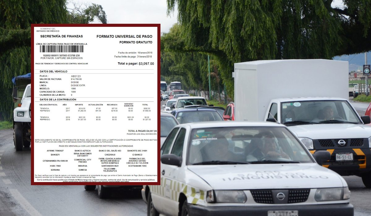 Descarga tu formato de pago de tenencia EdoMéx 2024