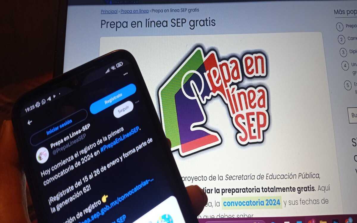 pa´gina y enlace oficial para convocatoria prepa en línea sep 2024