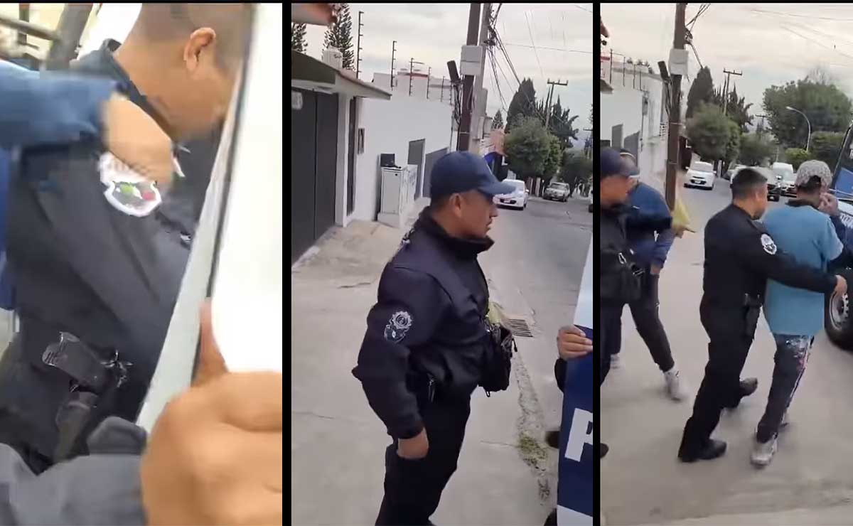 Capturas de pantalla del video en redes sociales