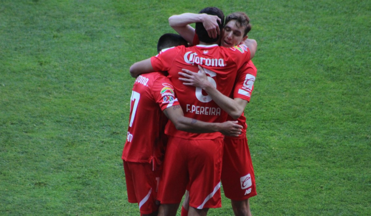 Festejo gol Deportivo Toluca Fc vs León