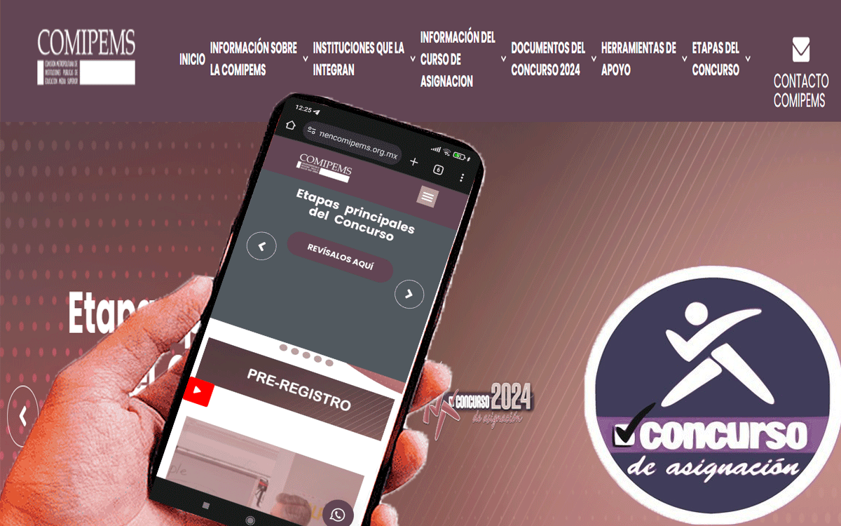 ENLACE PARA HACER REGISTRO COMIPEMS 2024